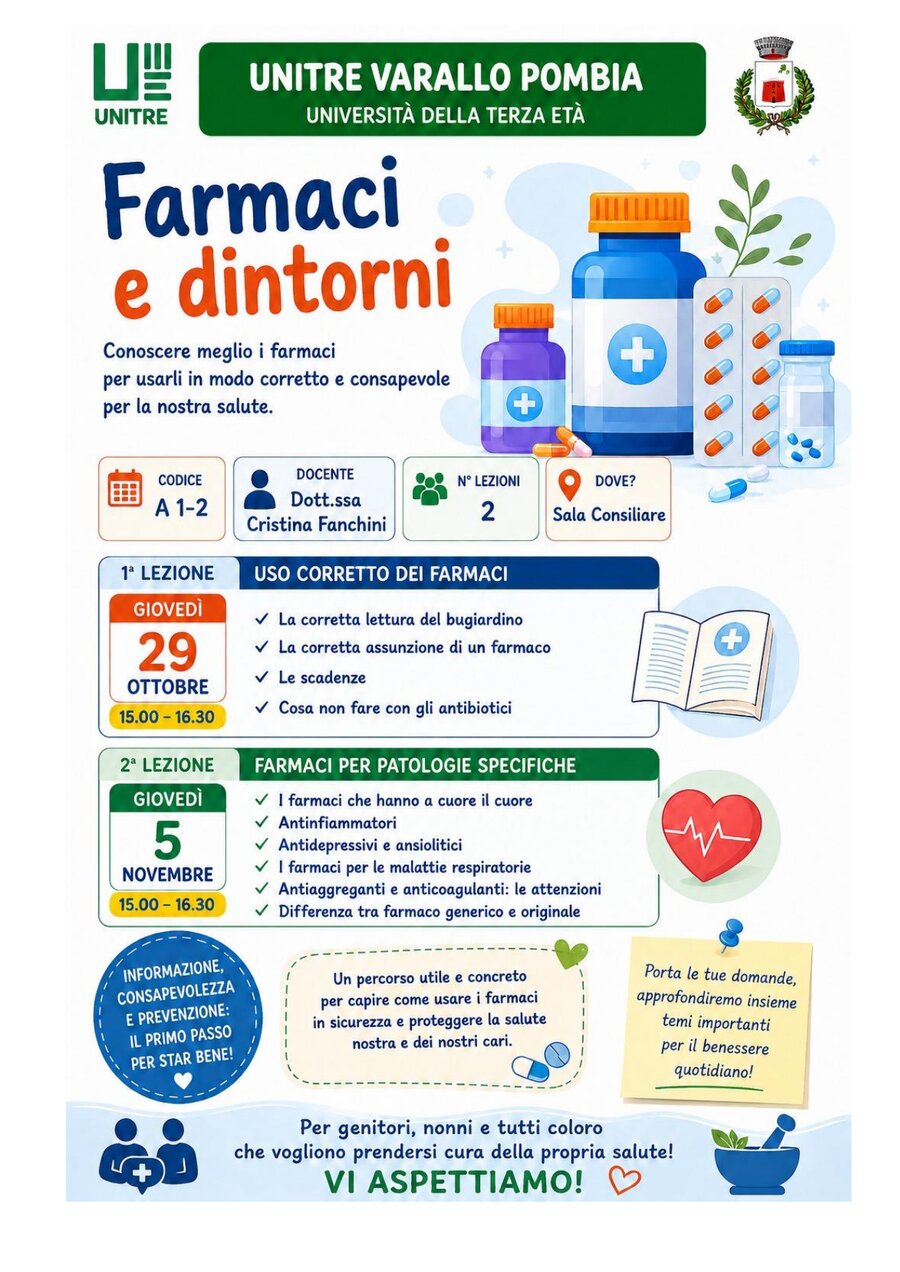 Scheda corso Farmaci e dintorni
