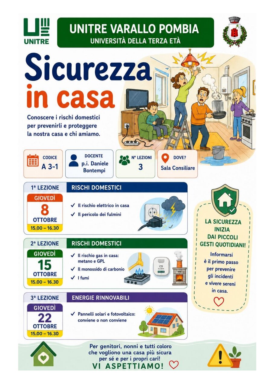 Scheda corso Sicurezza in casa