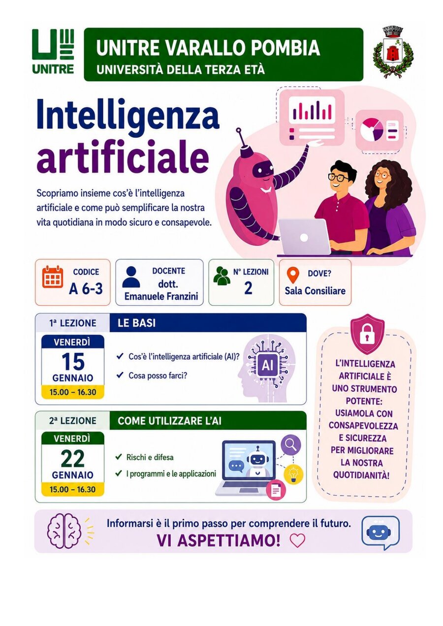 Scheda corso Intelligenza artificiale